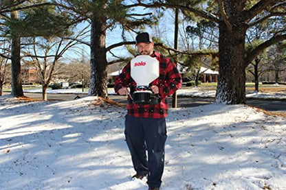 SOLO Inc 421 20-Pound Capacity Portable Chest-Mount Spreader with Comfortable Cross-Shoulder Strap - 421S, White, 20lb