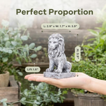 3 Pack Lion Pot Feet Planter Risers 1.6 Inch Resin Flower Pot Stands