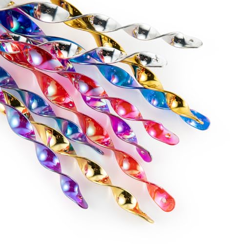 OFFO Bird Scarer Rods 11.5 in (15 PCS) Multicolored Reflective Bird Device Outdoor Bird Scarer to Keep Pigeon and Woodpecker Away from Garden or Yard - color: Multicolor