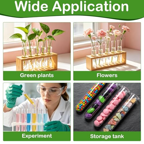 Test Tubes for Plants 16 Pack 20ml Acrylic Tubes