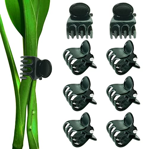 BEADNOVA Orchid Support Clips - 300PCS Green Plant Clips for Flower, Vine - color: 300pcs
