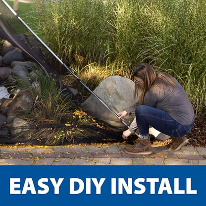 The Pond Guy PondShelter Cover Net 11' x 16' for Outdoor Koi & Fish Ponds