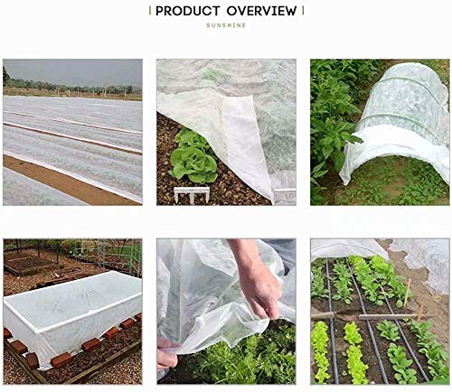 Agfabric Plant Covers Freeze Protection 10'x12' 0.55oz Frost Blankets for Plants Plant Frost Protection Covers Garden Winter Frost Pests Protection,White - color: White, size: 0.55oz-10'*12'