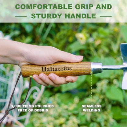 Haliaeetus Garden Trowel Hand Tool, Bend Proof Stainless Steel Hand Trowel - size: 13.2''