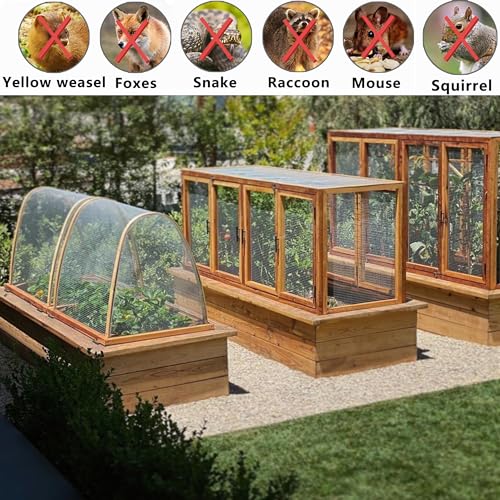 Black 16 Gauge Vinyl Coated Hardware Cloth 1 inch 36 in x100ft for Fencing - size: 1 inch 36in x 100ft