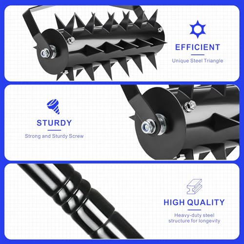 Wechoice Rolling Lawn Aerator