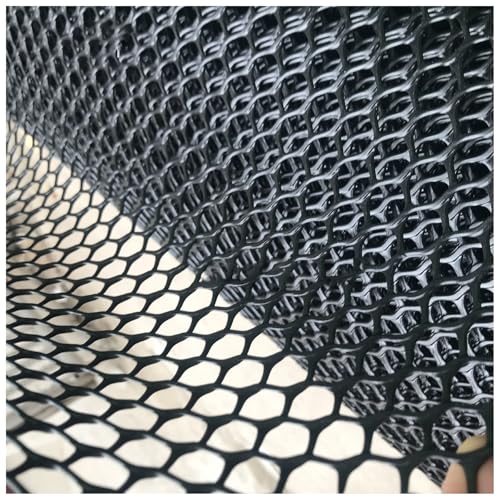 Plastic Chicken Wire Mesh Plastic Mesh Roll for Gardening Construction Barrier Netting Frame Crafts Plastic Mesh Fencing Poultry Fencing Garden Netting(Size:1.2cm mesh 1 * 30m,Color:Black) - size: 1.2cm mesh 1*30m