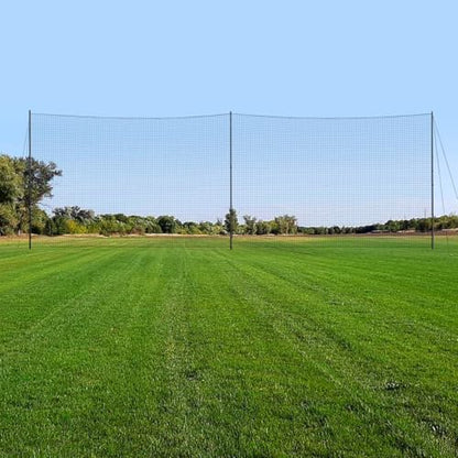 Ball Stop System - Soccer Backstop Net, Heavy Duty, High Impact, Practice Barrier - size: Socketed - 1.75 inch Net, style: 30FT X 10FT