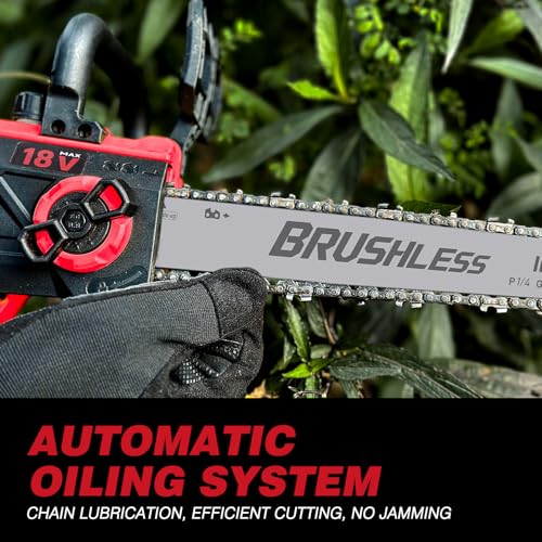 2-IN-1 Cordless 10-Inch Pole Saw And Chainsaw Compatible with Milwaukee 18V Battery, Total Reach of Max 15ft, Auto Oiling, Electric Pole Saw for Tree Trimming Pruning (Battery NOT Included)