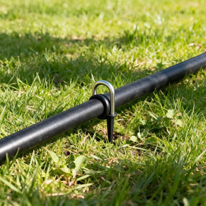Atlantic Stainless Steel Landscape Staples Garden Stakes. (6"-U-20pcs) - size: U-shaped 6"x20pcs