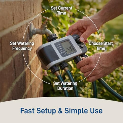 Orbit B-hyve XD 4-Port Smart Hose Watering Timer - 24634 - size: 4-Port, style: Bluetooth