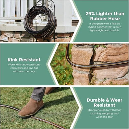 Giraffe Tools Leader Hose 5/8", 4ft Short Garden Hose - size: 4FT Double Females