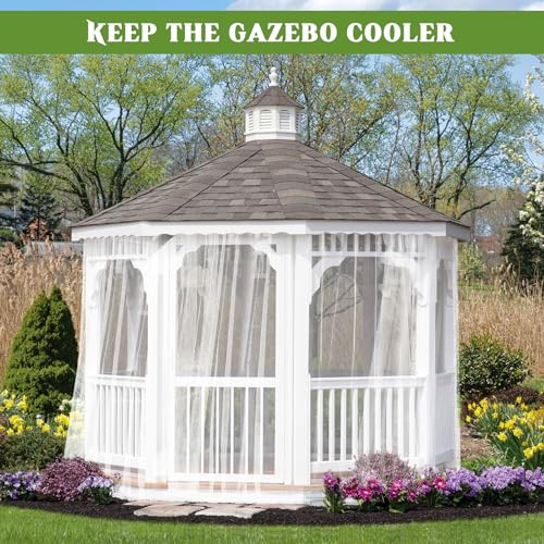 39 x 10 Ft Mosquito Netting for Patio, White Mosquito Net for Garden - color: White