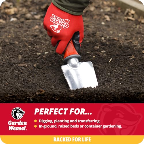 Garden Weasel Heavy Duty Trowel for Planting Digging Cultivating