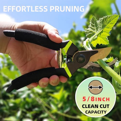 YRTSH Loppers Hedge Clippers & Pruners Combo Set 3-Piece Hedge Shears