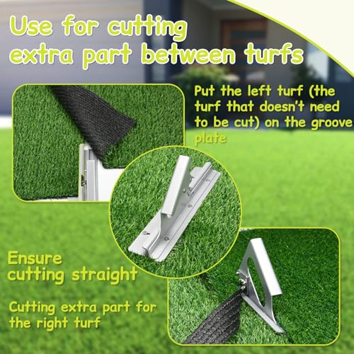 TOPOWN Artificial Grass Edges Cutter, Artificial Turf Cutter Tool