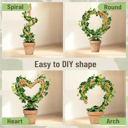 3-in-1 Moss Pole, Bendable 30IN Monstera Plant Support for Indoor-1 Pack