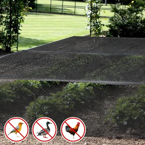 39 x 10 Ft Mosquito Netting, Garden Insect Bird Netting for Patio, Black - color: Black