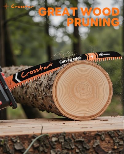 Crosstar 5 Pack Arc Edge Reciprocating Saw Blades,12inch 6TPI,Wood Pruning - size: 5pcs 12in