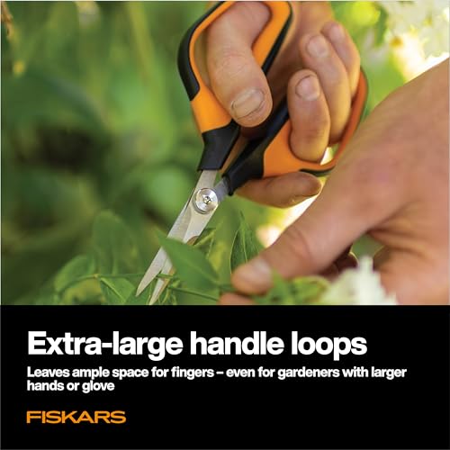 Fiskars 7" Loop Micro-Tip Pruning Shears, Garden Snips for Intricate Cuts - style: Micro-Tip Shears