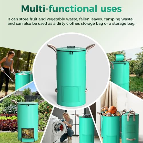 14 Gallon Yard Waste Bags, Reusable Lawn Bags, 1 Pack Leaf Bag