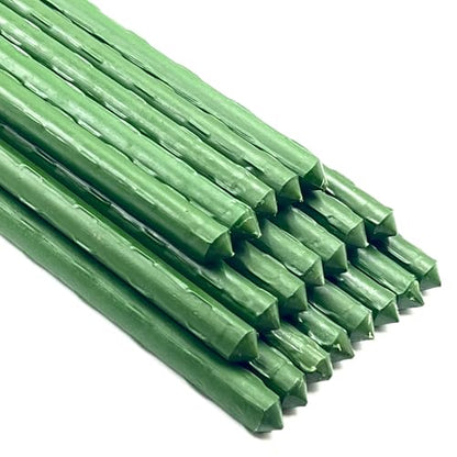 Garden Stakes, 48 Inch 4Ft Steel Tomato Plant Stakes, 20 Pack - size: 48 Inch-20 Pack