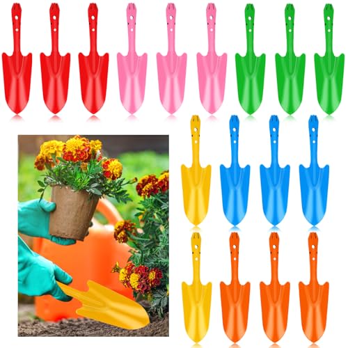 18 Pcs Small Garden Shovel Set, Hand Trowels for Gardening