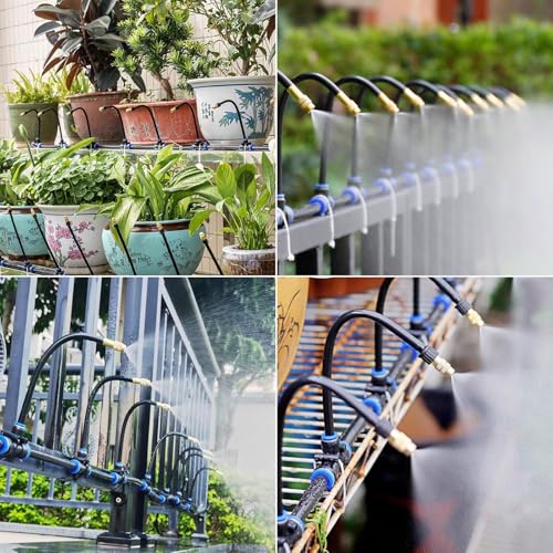 98.4Ft Drip Irrigation Kit System, 360° Bendable Garden Irrigation System - size: 98.4Ft