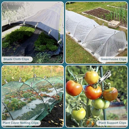 36 Pcs Garden Clips, Greenhouse Clamps, Steel Greenhouse Clips for Netting - style: 36 PCS Garden Clips