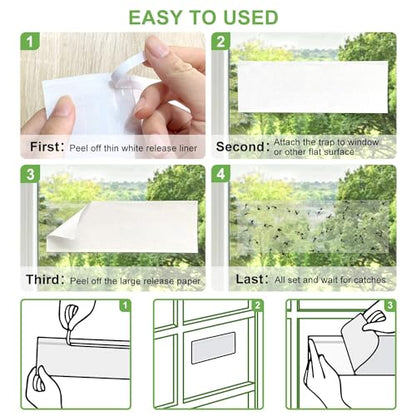 LFSYS 35XL Window Fly Traps Indoor Fruit Fly Traps for Indoors