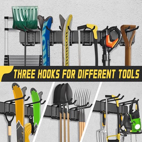 klasit Garage Wall Organizer,21Pack Carries 1200 lbs,Garden Tool Organizer - size: 99"21Pack