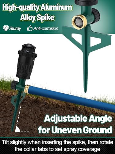 Acostop Adjustable Spray Coverage Sprinklers for Yard