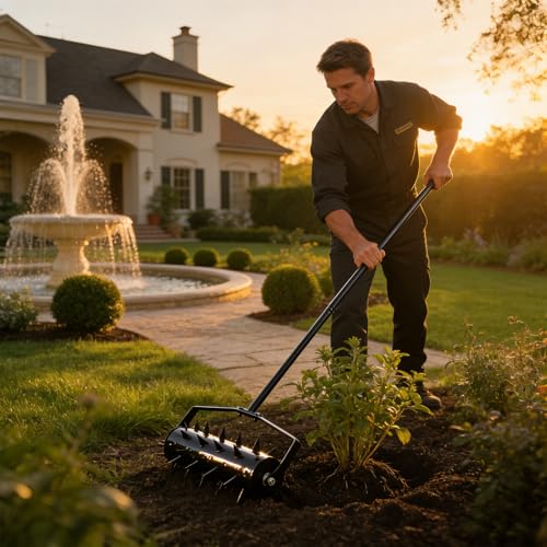 Wechoice Rolling Lawn Aerator