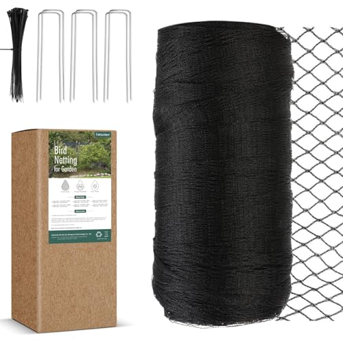 Bird Netting for Garden, Fetanten 7.5 x 100FT Netting for Garden Protection - size: 7.5 x 100FT