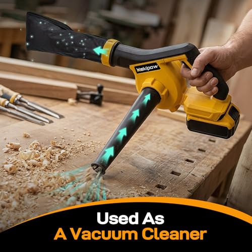Electric Diatomaceous Earth Duster Compatible for DeWalt 20V/60V Battery - color: Yellow