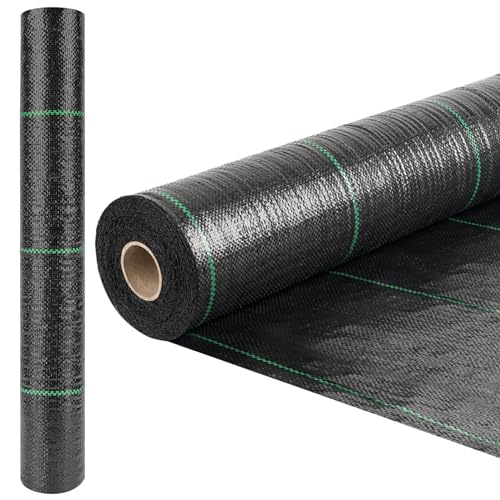 4ft x 300ft Weed Barrier Landscape Fabric Heavy Duty Premium Weed Control Fabric Durable & Eco-Friendly Weed Block Gardening Mat Landscaping Fabric - size: 4ft x 300ft