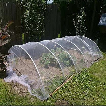 Agfabric Garden Netting 3.9'x9.8' Insect Pest Barrier Netting for Garden Protection,Plant Cover Row Cover Mesh Netting for Vegetables Fruit Trees and Plants,White - size: 3.9'x9.8'