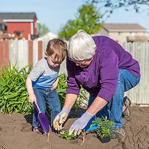 Plastic Garden Shovel Plant Hand Trowels 3 Pack Soil Planting Digging Transplanting Multi-Function Beach Sand Pet's Food Scoop Garden Tools - size: Small