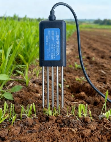 8 in 1 Soil Tester, Nitrogen, Phosphorus, Potassium Npk Tester, Ph, Moisture, Nutrient Conductivity, Ec Meter,High Accuracy Digital Sensitive,Soil Fertility Test