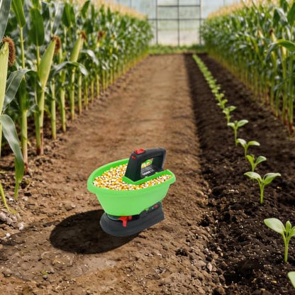 Handheld Electric Spreader, Seed Fertilizer Spreader for Garden Lawn