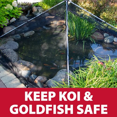 The Pond Guy PondShelter Cover Net 11' x 16' for Outdoor Koi & Fish Ponds
