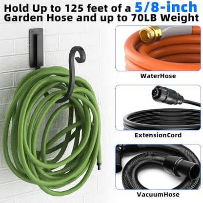 Garden Hose Holder Wall Mount,Water Hose Holder for Outside(2 Pack) - size: 2 Pack