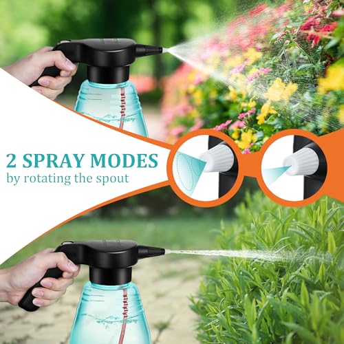 0.5 Gallon Electric Spray Bottle Plant Mister Green Style - style: Green Style