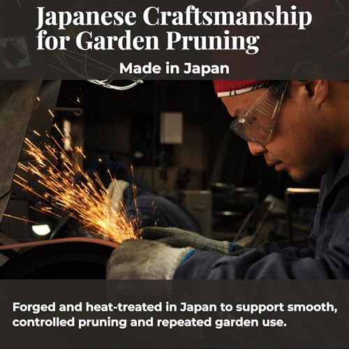 Wablade Japanese Pruning Shears, Bypass Garden Pruner 7.9", Made in Japan - style: Standard Model