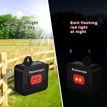 Coyote Deterrent Solar Predator Control Light 2 Pack
