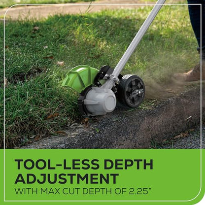 Greenworks 80V 8 in Cordless Electric Lawn Edger, Tool Only - size: 8" Edger New