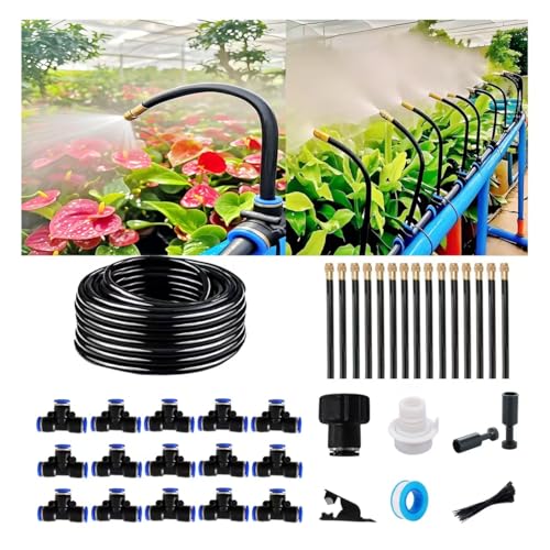 360° Adjustable Drip Irrigation System for Garden,Automatic Watering System - size: 50 FT Ⅱ