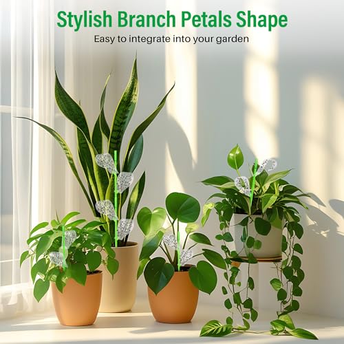 100 Pcs Gnat Sticky Traps for Plants, Sticky Traps for Gnats with 20 Stakes to Control, Aphids, Plant Bug, Mosquito Bits and Whiteflies(Transparent) - color: Transparent