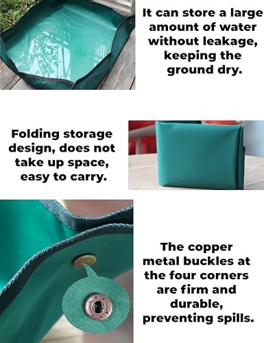 Portable Foldable Oxford Mat Transplant Pad, 19.68"