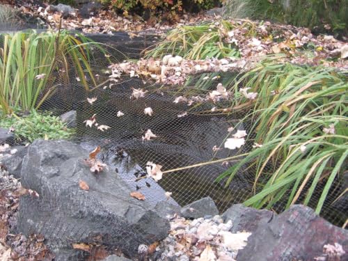 EasyPro NR201F Premium 3/8-Inch Fine Mesh Pond Cover Netting, 20' x 100' - size: 20' x 100', style: 3/8" Fine Mesh